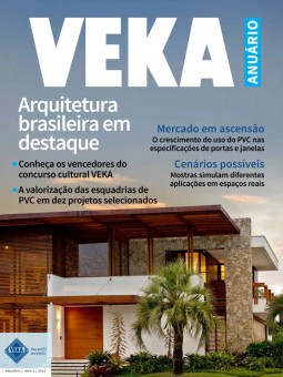 Capa do Anuário VEKA estampa imagem do projeto vencedor da segunda edição do concurso.