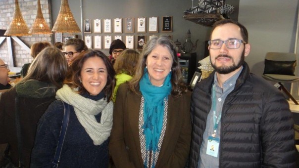 Caroline Cancaro, Tania Maria Bertolucci Delduque de Souza e Cássio Lorensini. 