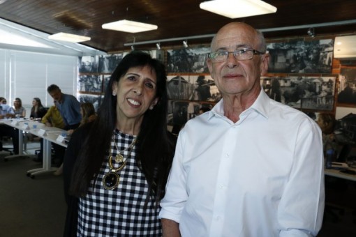 Ronaldo Duschenes e Margareth Ziolla Menezes, presidente e vice-presidente eleitos para o CAU/PR. 
Foto: divulgação