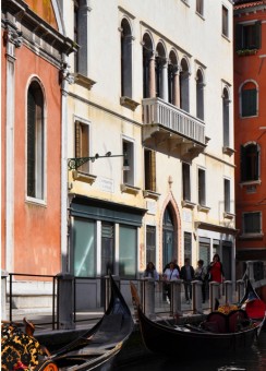 Palazzo Mora, em Veneza, na Itália, uma das sedes da exposição  .