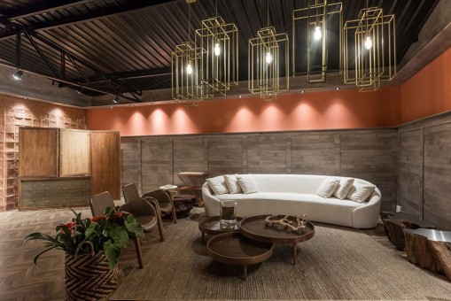 Lounge Brasilidade, da arquiteta Vânia Toledo Martins.