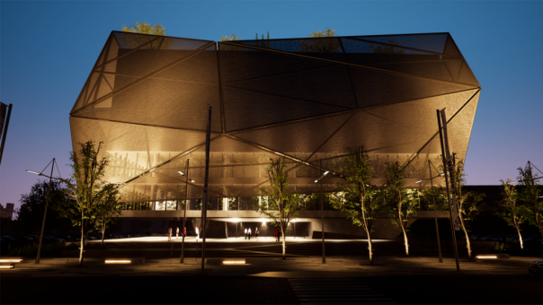 Projeto arquitetônico desenvolvido pela Metroquadrado Arquitetura, de Joinville 