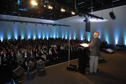 Ex-presidente do STF, Joaquim Barbosa, na abertura da Greenbuilding Brasil Conferência Internacional & Expo 2016 
